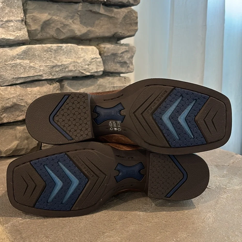 Ariat Longview Burlap Shock Shield & ATS technology,duratread sole,anti-fatigue - Picture 13 of 15